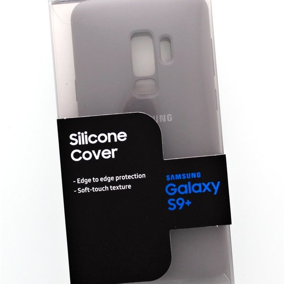 Samsung Silicone Cover For Samsung Galaxy S9+  Gray - Picture 1 of 2